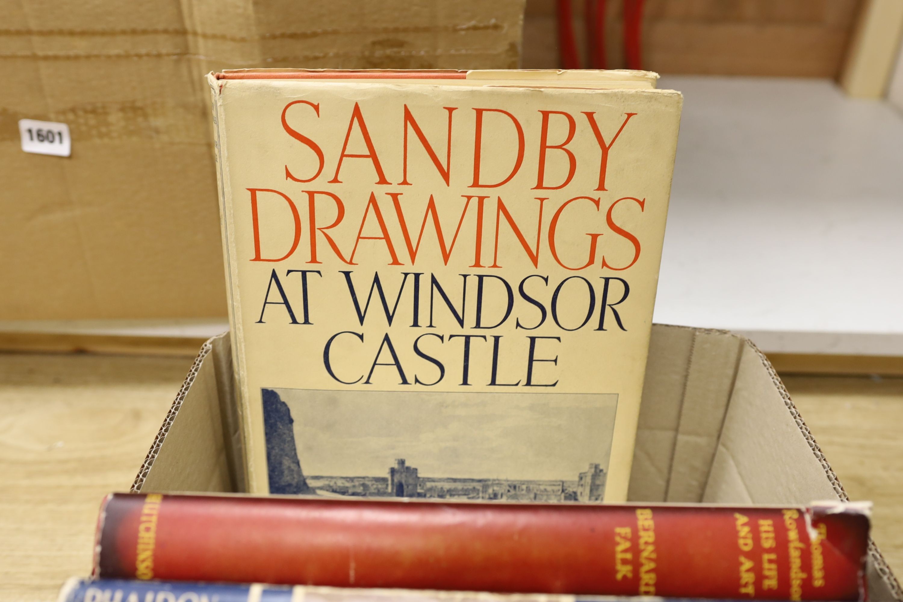 European Art - 13 works:- Oppe, A.P - The Drawings of Paul and Thomas Sandby….at Windsor Castle, 1947; Falk, Bernard - Thomas Rowlandson. His Lif and Work, [1949]; Rothenstein, John - Augustus John, 1946; Oppe, A.P - The